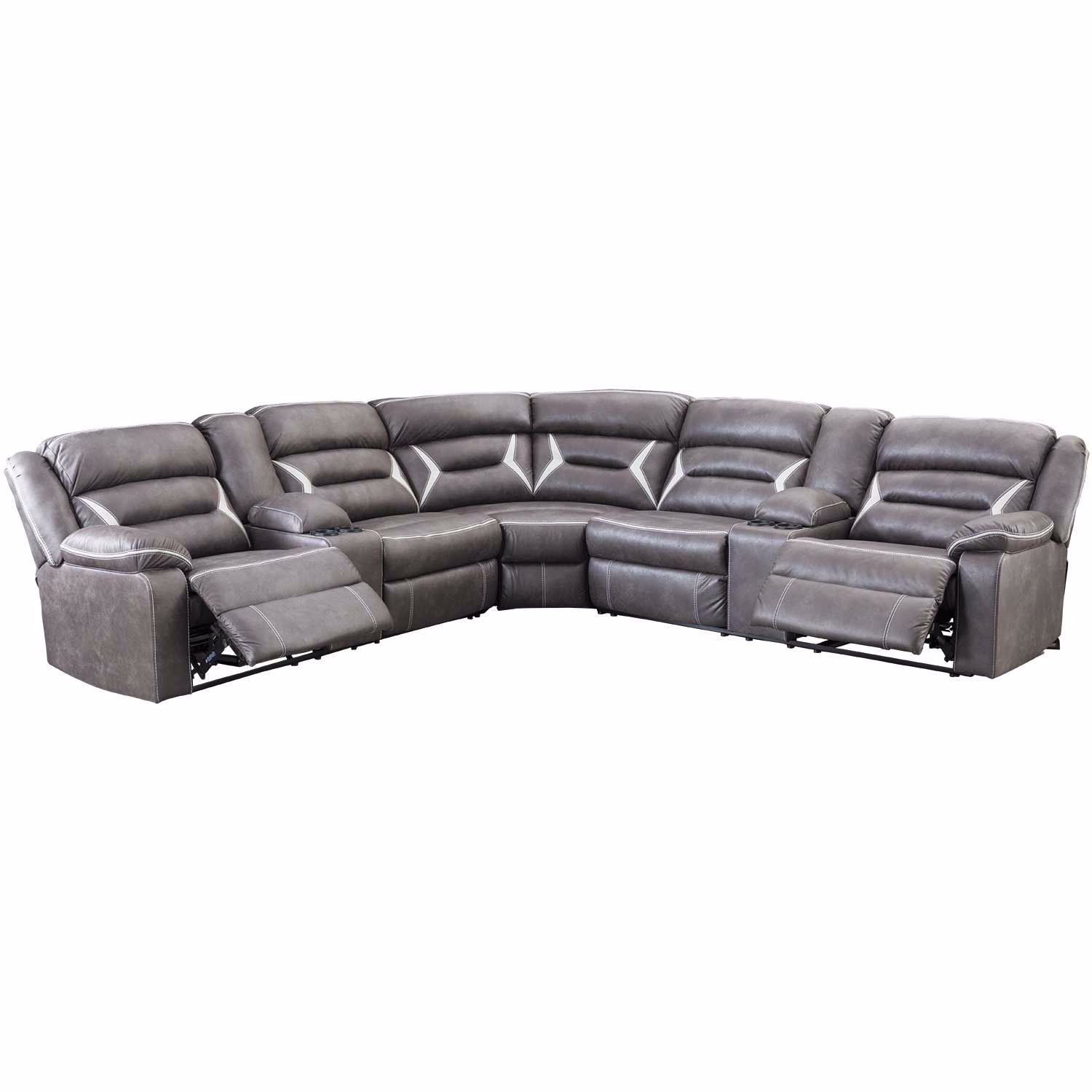 Kincord 3pc Power Recline Sectional 1310459 77 73 Ashley