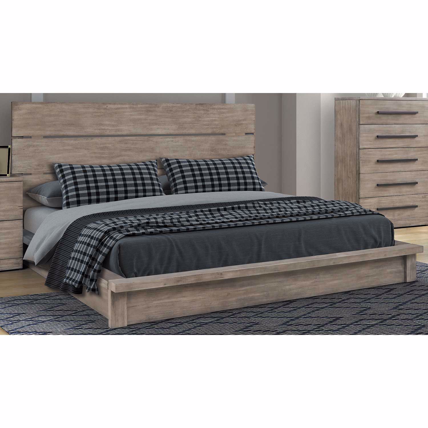 king platform bed