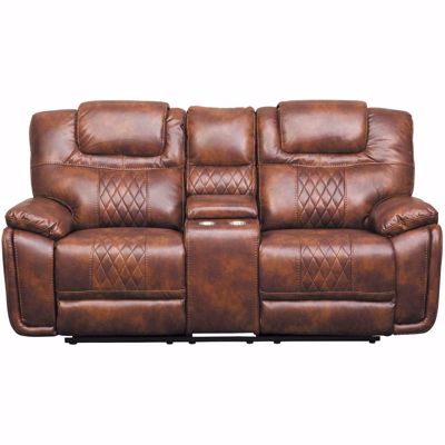 Picture of Astro Reclining Console Loveseat