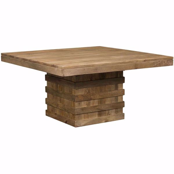 Square Pedestal Dining Table Pp 7011b, Pedestal Dining Table