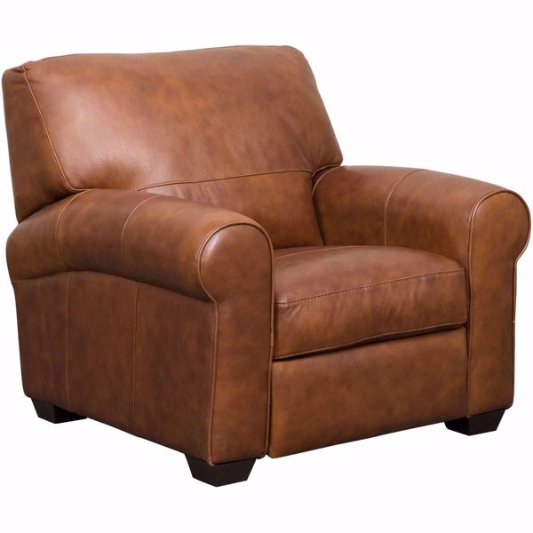 Whisky Italian All Leather Recliner, Leather Chairs Recliner