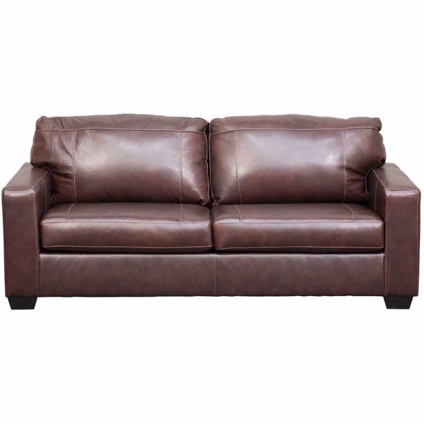 Morelos Brown Italian Leather Sofa, Brown Leather Couch Bed