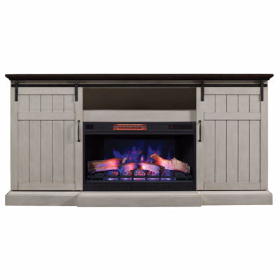 Picture of Cabaret Media Fireplace in Vintage White
