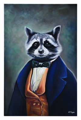 Picture of Professional Raccoon Canvas