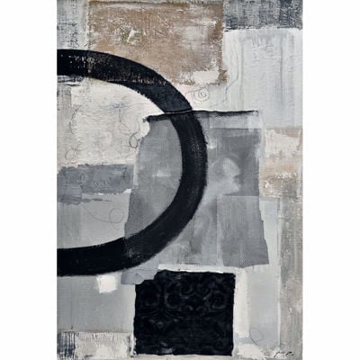 Picture of Black Grey Abstract 31x47