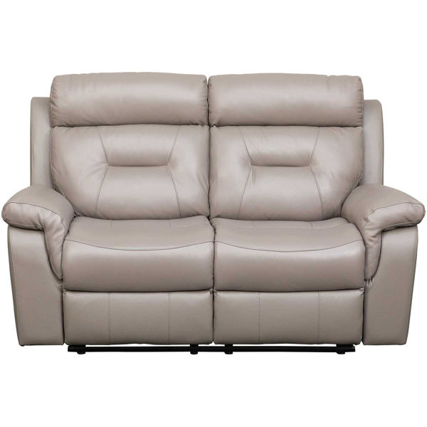 Watson Light Gray Leather Reclining, Light Tan Leather Couch And Loveseat