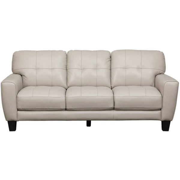 Aria Taupe Leather Sofa Afw Com, American Leather Furniture Macys