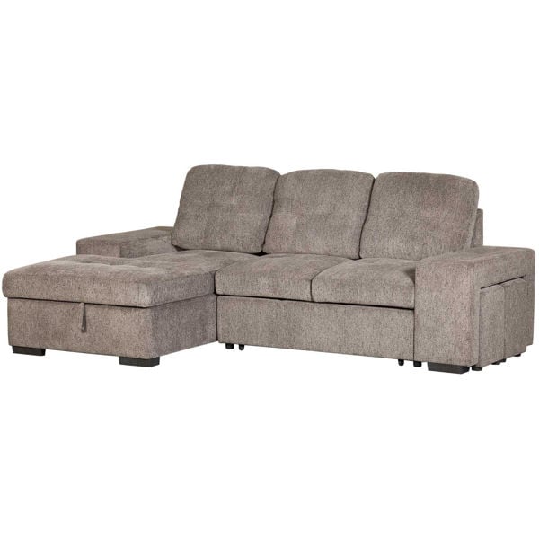 Reagan 2 Piece Sectional With Pull Out, 2 Piece Sectional Sofa Bed