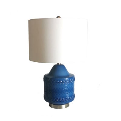 Picture of Blue Ceramic Table Lamp