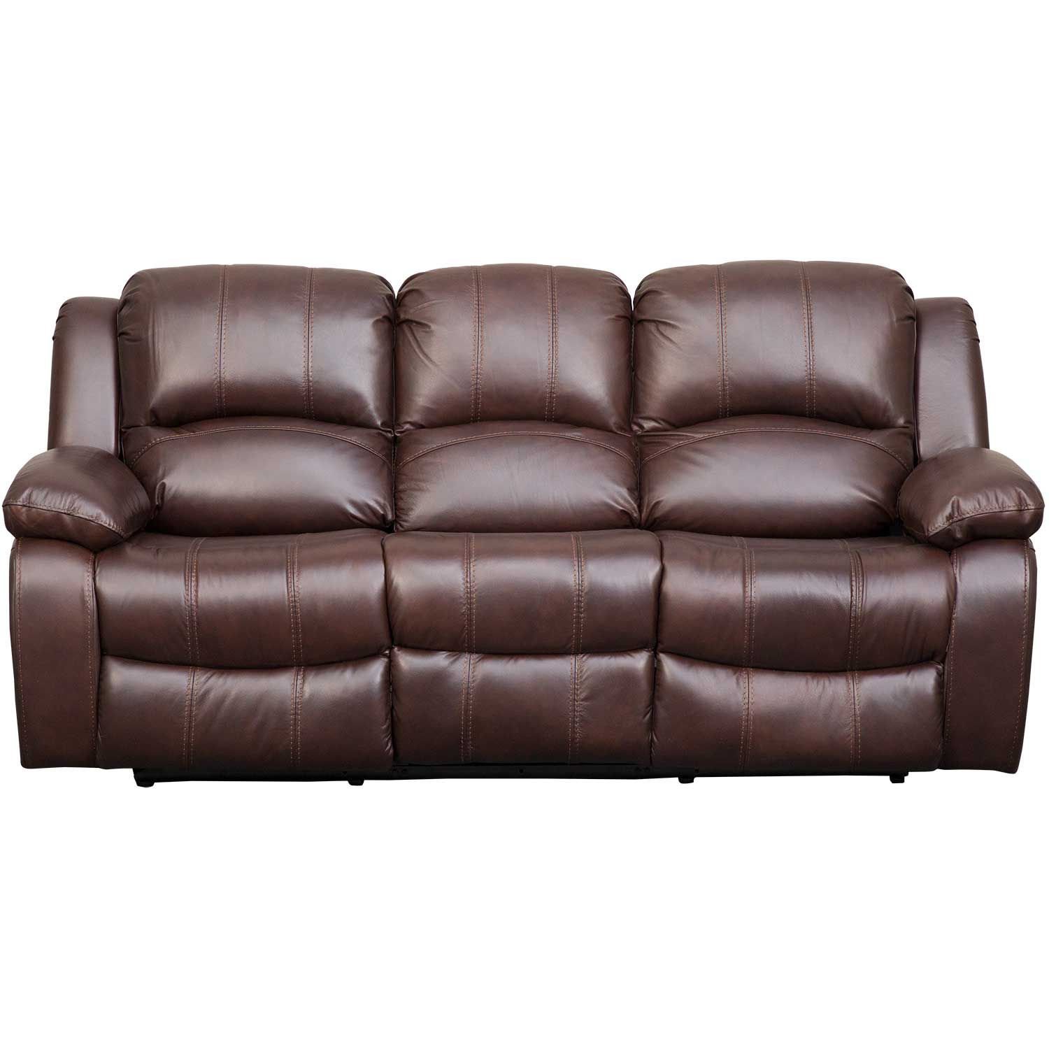 Oswald leather power reclining sofa