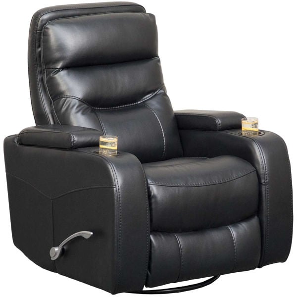 Divano Roma Furniture CAM008 EXP-CAM008 Recliner Chair Black