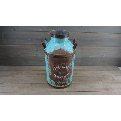 Picture of Blue Handled Milk Can