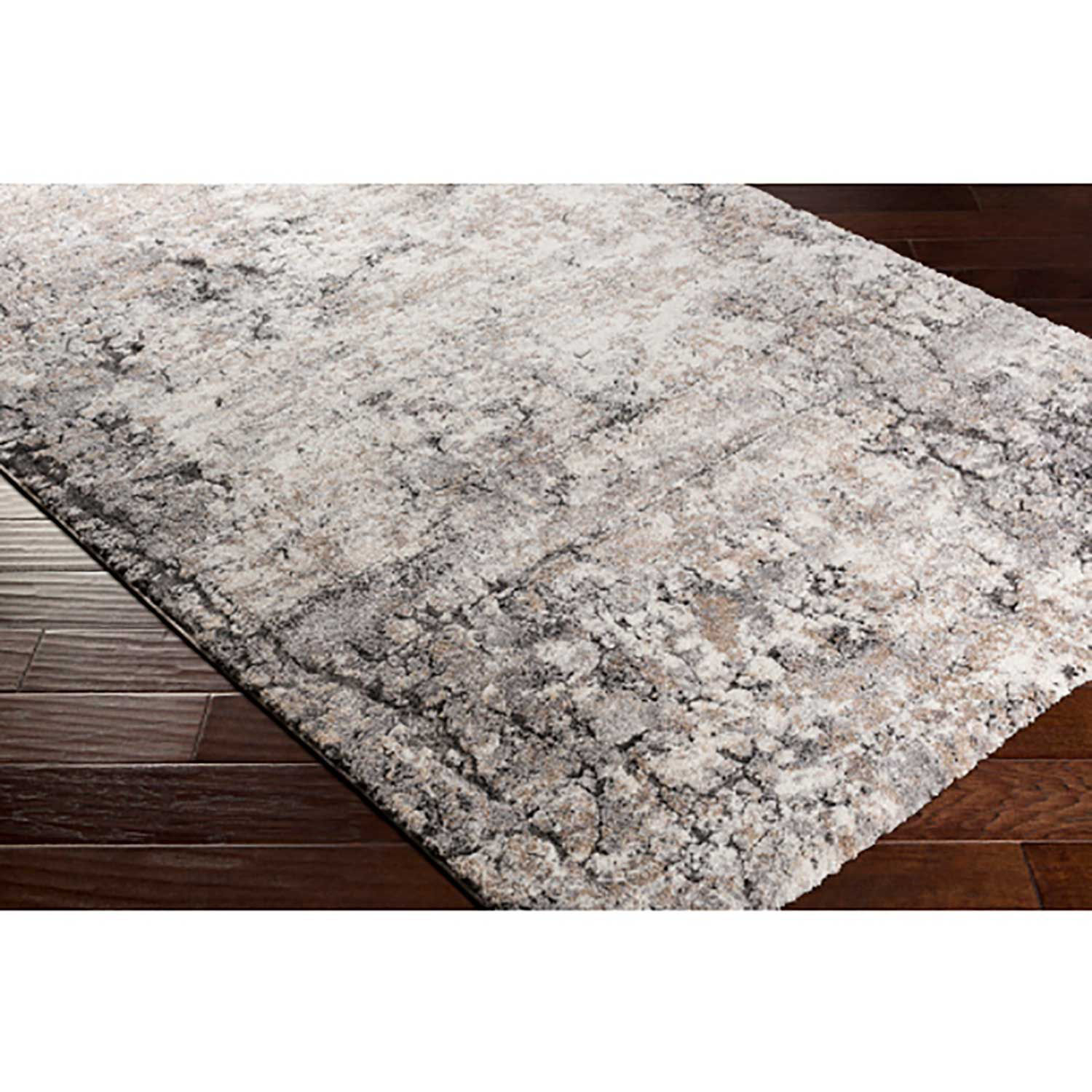 Hackney Gray Ivory Abstract 8x10 Rug 163 H9304 81 Afw Com