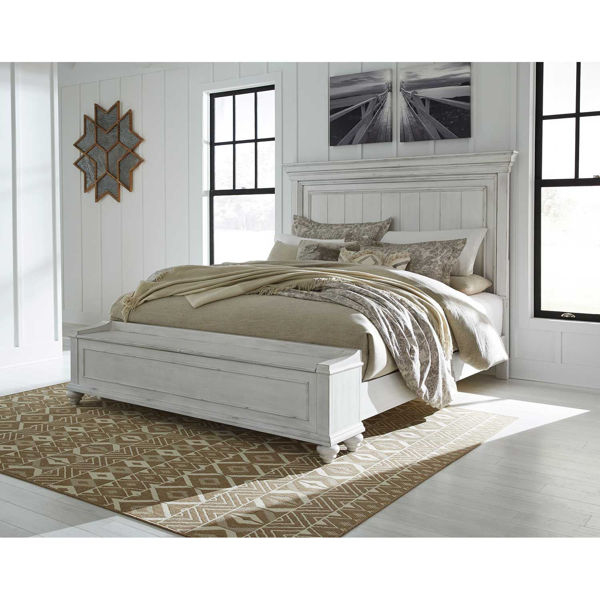 Kanwyn California King Storage Bed, California King Bed Frame With Shelves