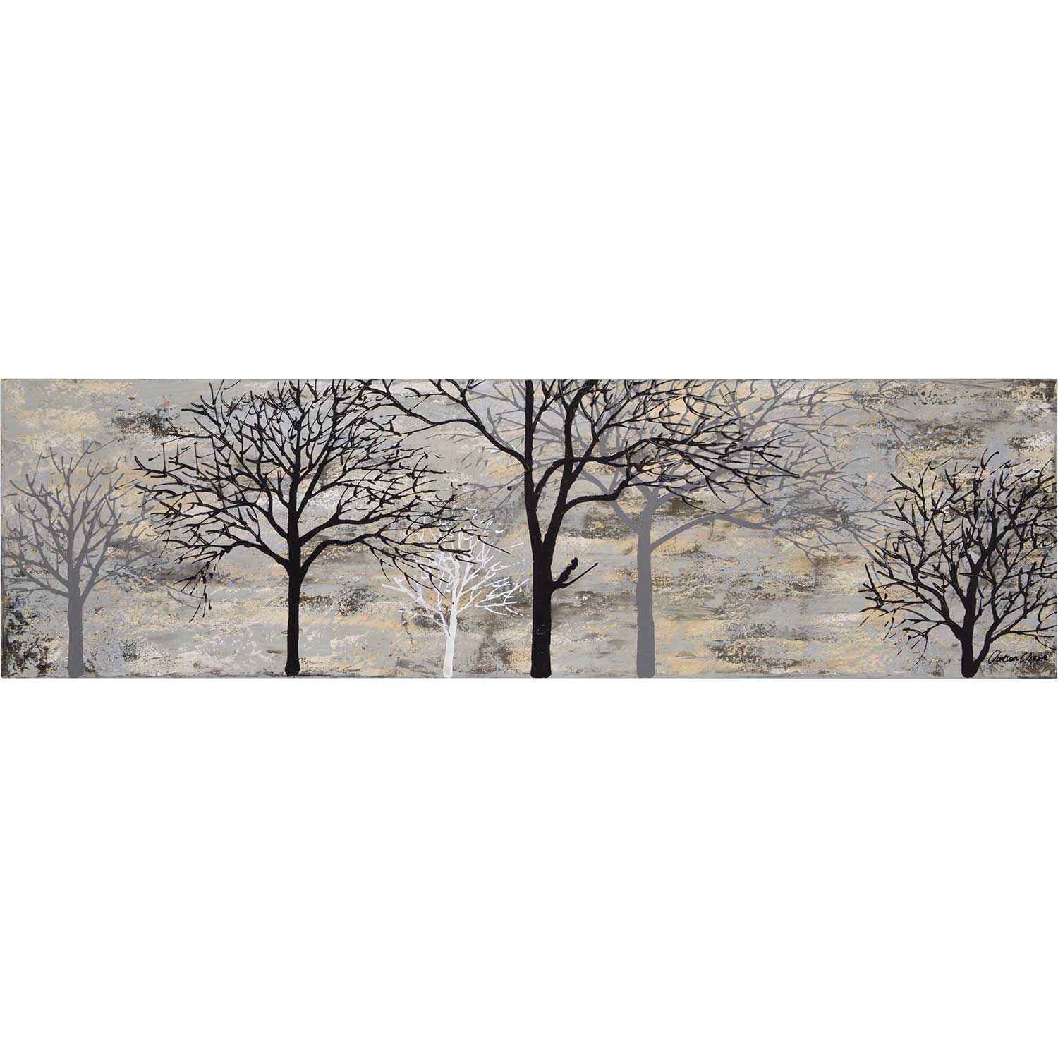 Hand Painted Trees on Canvas | 121-1484A | Canvas Art | AFW.com