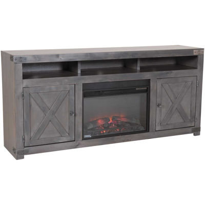 Picture of Urban Farmhouse 72" Fireplace in Smoky Grey