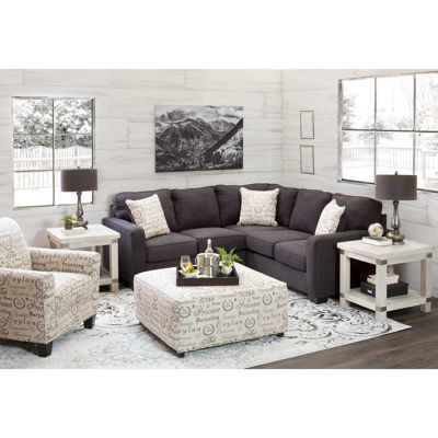 Picture of Aleyna Charcoal Sectional with LAF Sofa