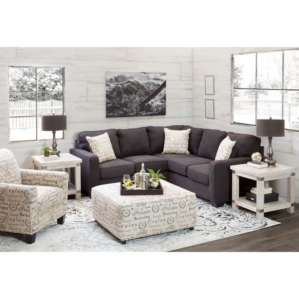 2pc Charcoal Sectional with RAF Sofa F2-166RS-2PC | Ashley | AFW.com