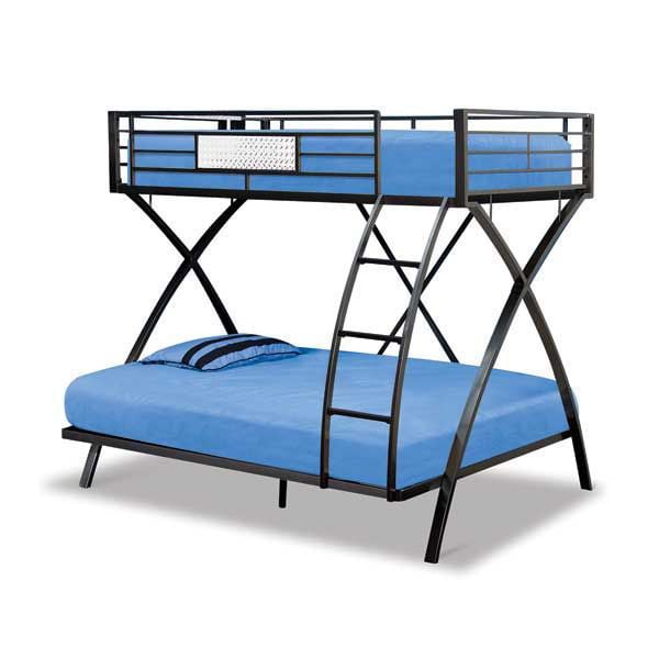 X Style Twin Over Full Bunk Bed 1020, Twin Over Full Metal Bunk Bed Assembly Instructions