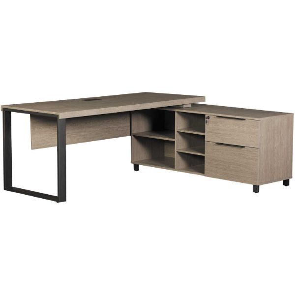 Unique Furniture Portland Executive Desk & Cabinet S280229 | AFW.com