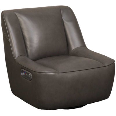 Picture of Gray Leather Status Media Chair