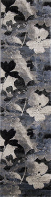 Picture of Breeze Blue Floral 2x8 Rug