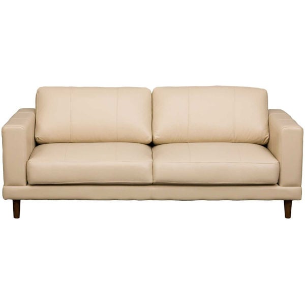 Hampton Cream Leather Sofa Uht3784300, Cream Leather Couch