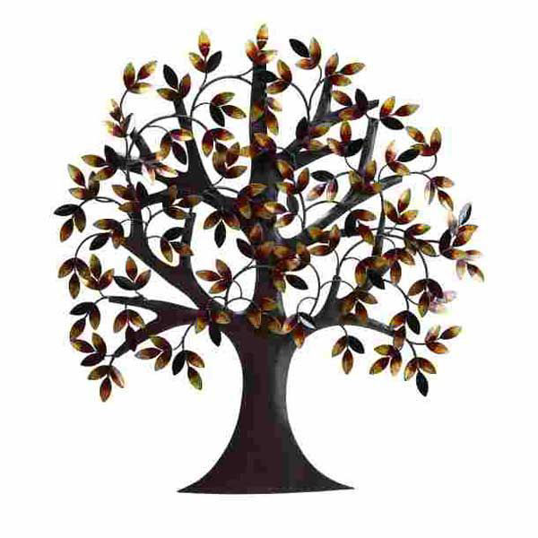 Picture of Metal Tree With Leaves Wall Art