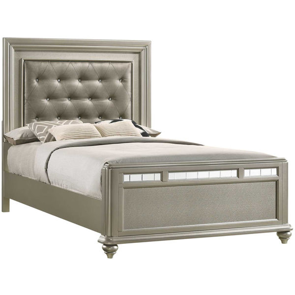 Picture of Glam Queen Panel Bed