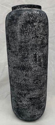 Picture of Black/Charcoal Textured Cylindar Small Floor Vase