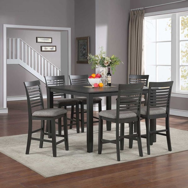 Cali 5 Piece Counter Height Dining Set, High End Counter Height Dining Table