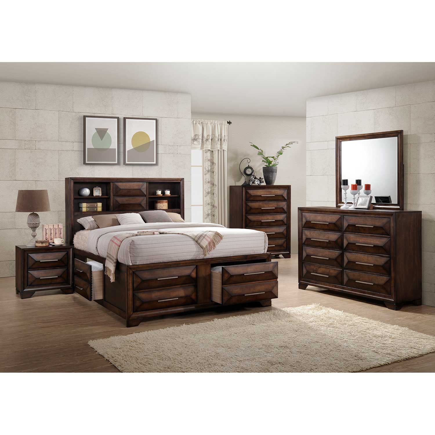 Anthem King Storage Bed | 1035-KBED | AFW.com