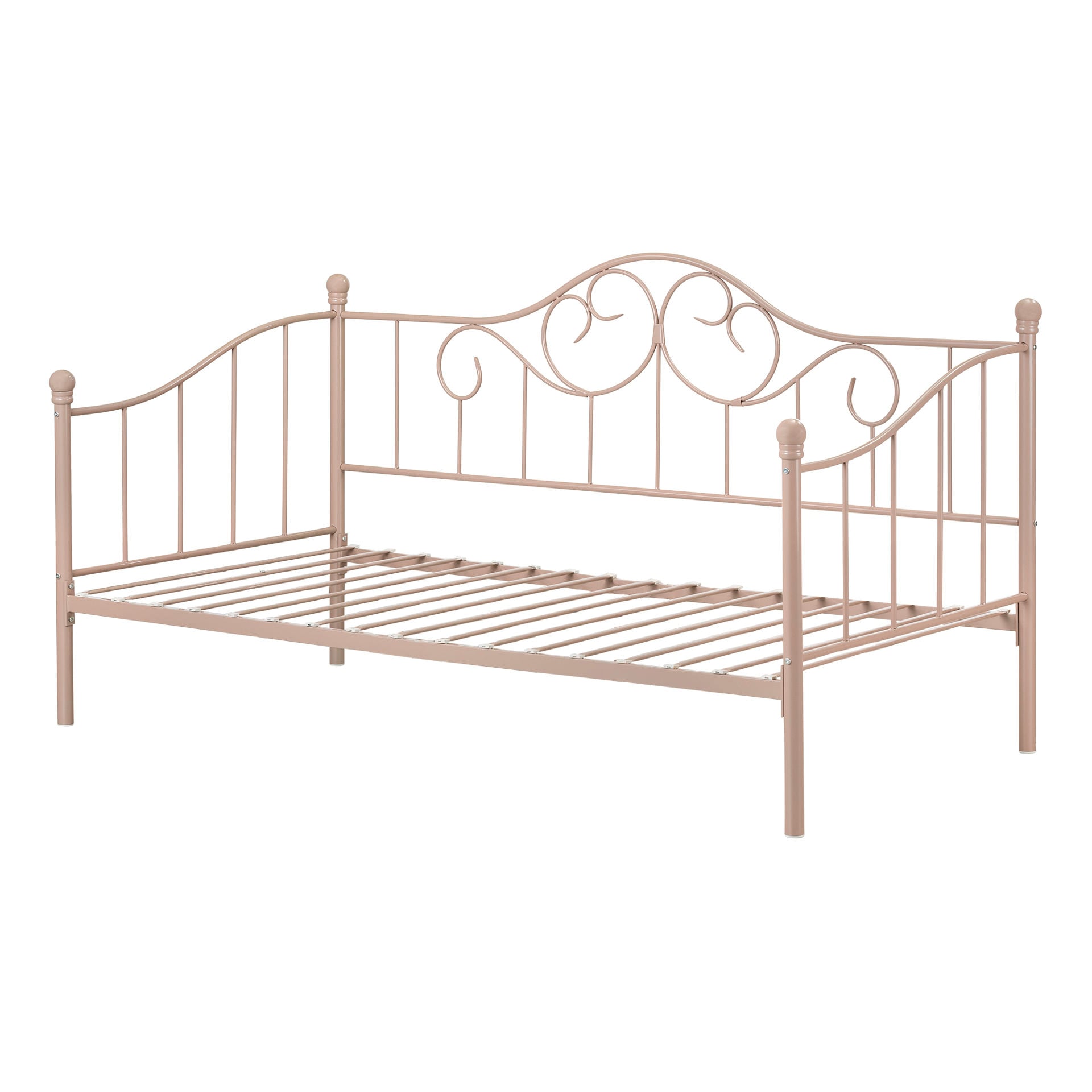 Lily Rose - Twin Metal Daybed, Pink *D | 12165-SS | AFW.com