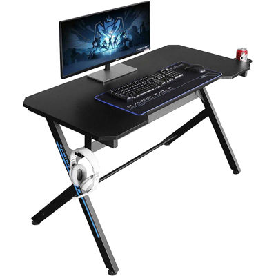 Picture of Contemporary Black Gaming Desk
