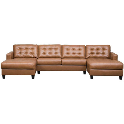 Picture of 3pc Italian Leather Sectional with LAF/RAF Chaise