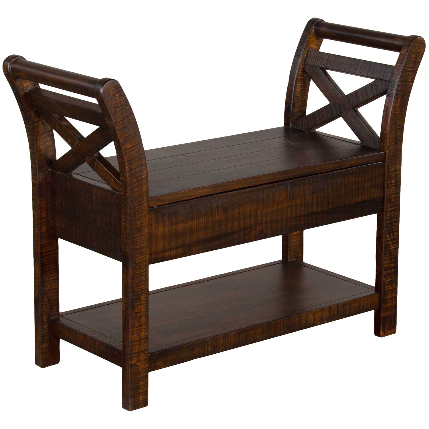 tobacco bench Roanoke Entry Elements of shaker and craftsman designs are combined with a rustic oak finish and accents of slate Tobacco Accent Bench with Storage