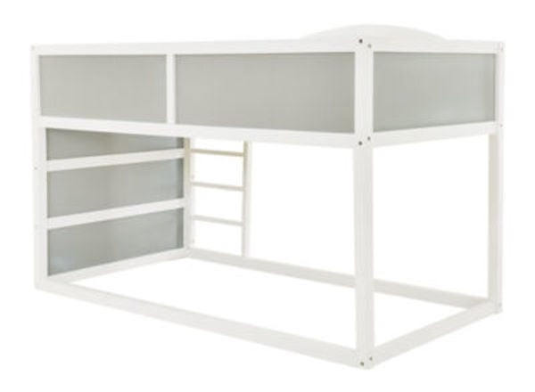 Romanton Twin Loft Bed Afw Com, Loft Bed Ikea Instructions