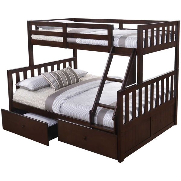 Twin Over Full Storage Bunk Bed, Afw Bunk Beds