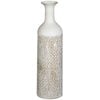 Picture of 24" White Metal Vase