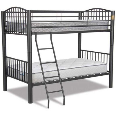 Picture of Black Twin Over Twin Bunk Bed