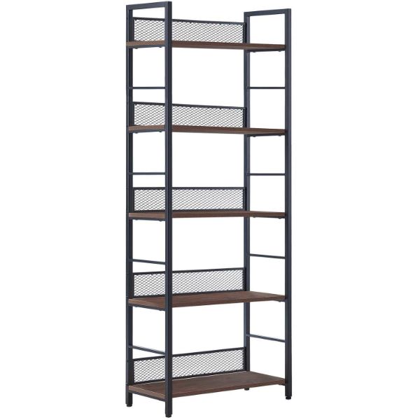 60" Height Open Metal Bookcase