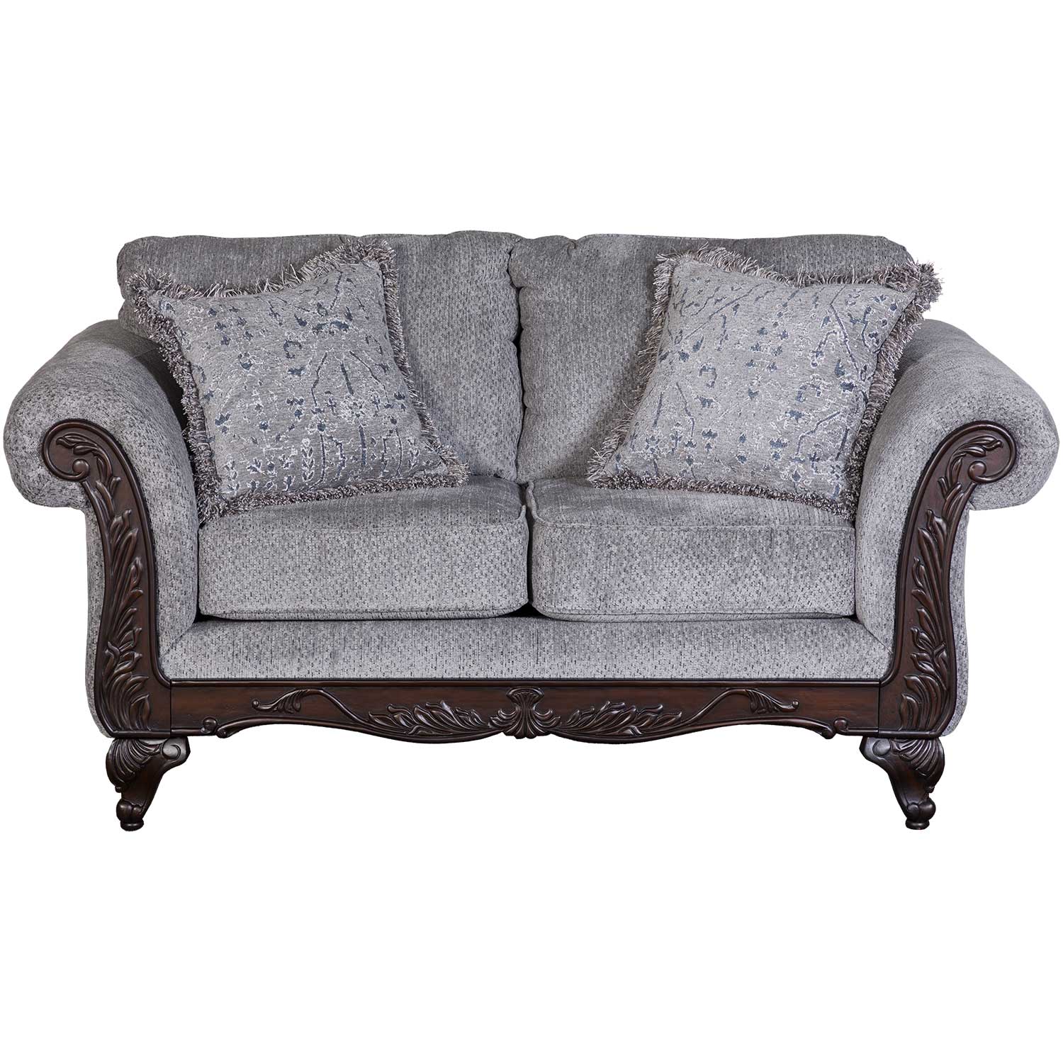 【レア】Heirlooms エアルームズテディベア Edward／グレー英国製 Emma Slate Loveseat | H1-8552 | AFW.com