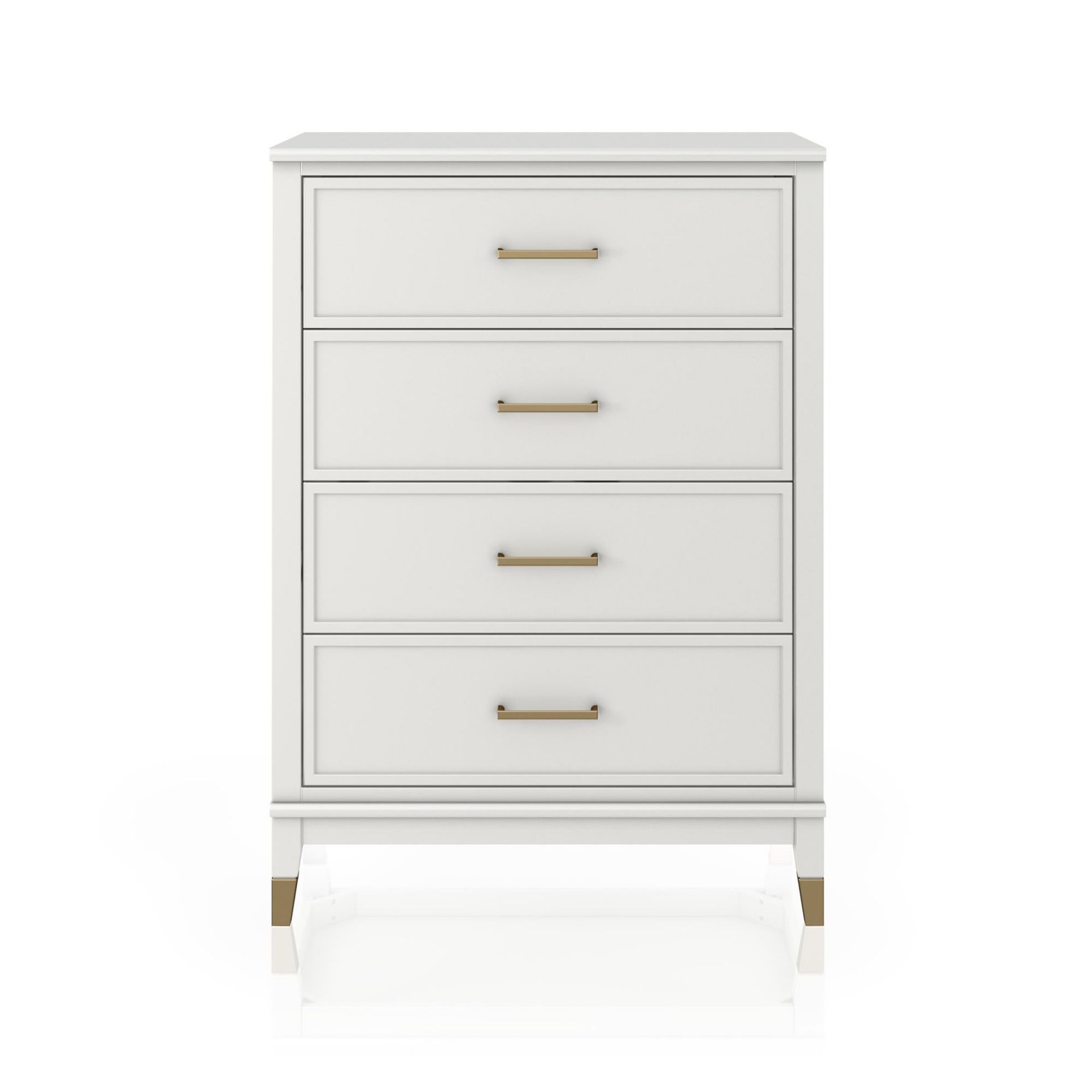 slim fit dress slacks Collins 56" Cream 6-Drawer Dresser