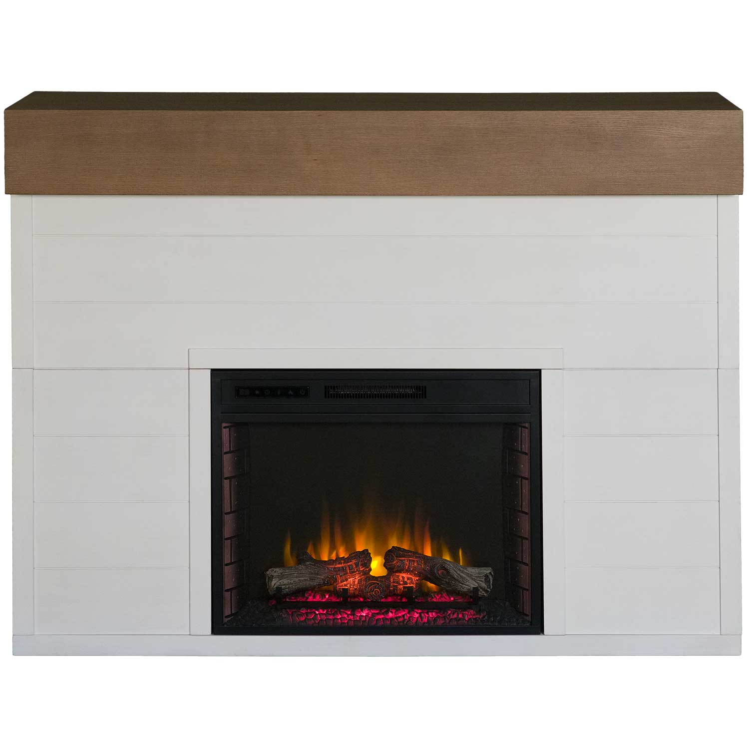 Mccombs 62-Inch White Fireplace | C2850 | AFW.com