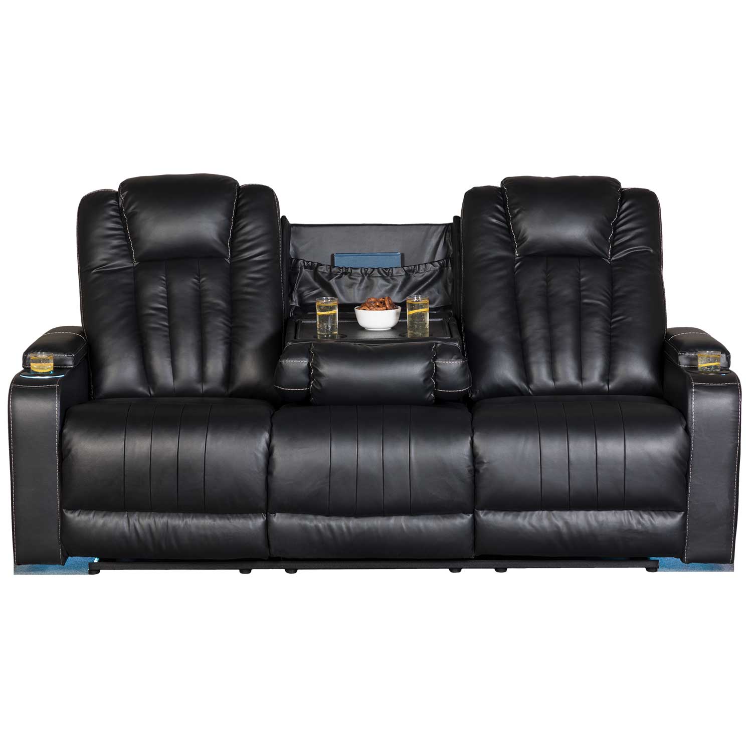 Center Point Reclining Sofa With Drop Down Table Kk 240rs Afw Com