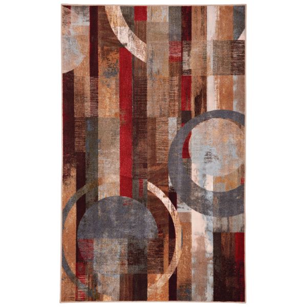 Industrial Red 5x7 Rug, 163-11999-57