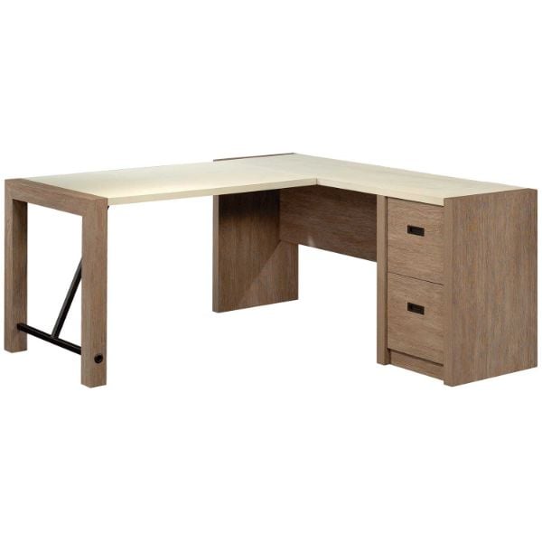 Dixon City L-Desk in Oak