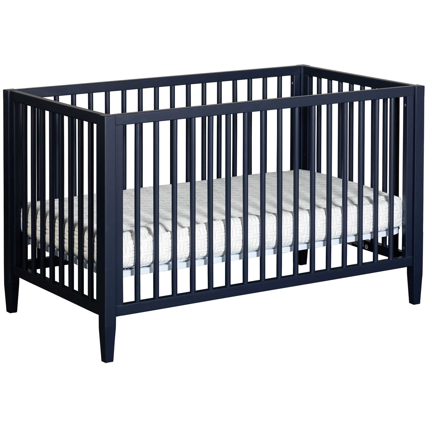 Cerea Crib with Guardrails in Navy | N9520 | AFW.com