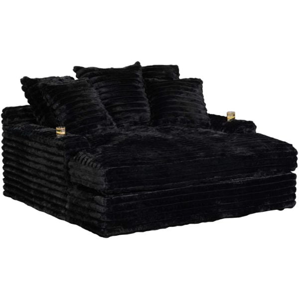 Snuggle Black Double Chaise 4500 JULIA BLACK | | AFW.com