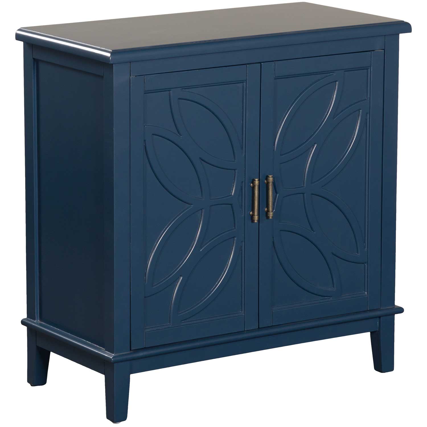 Blue Relief Accent Cabinet | V-312 | AFW.com